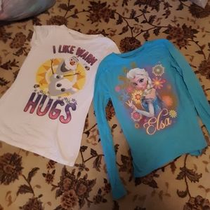 Girl's Frozen Shirt Bundle
